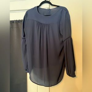 Navy dress shirt size large gently used